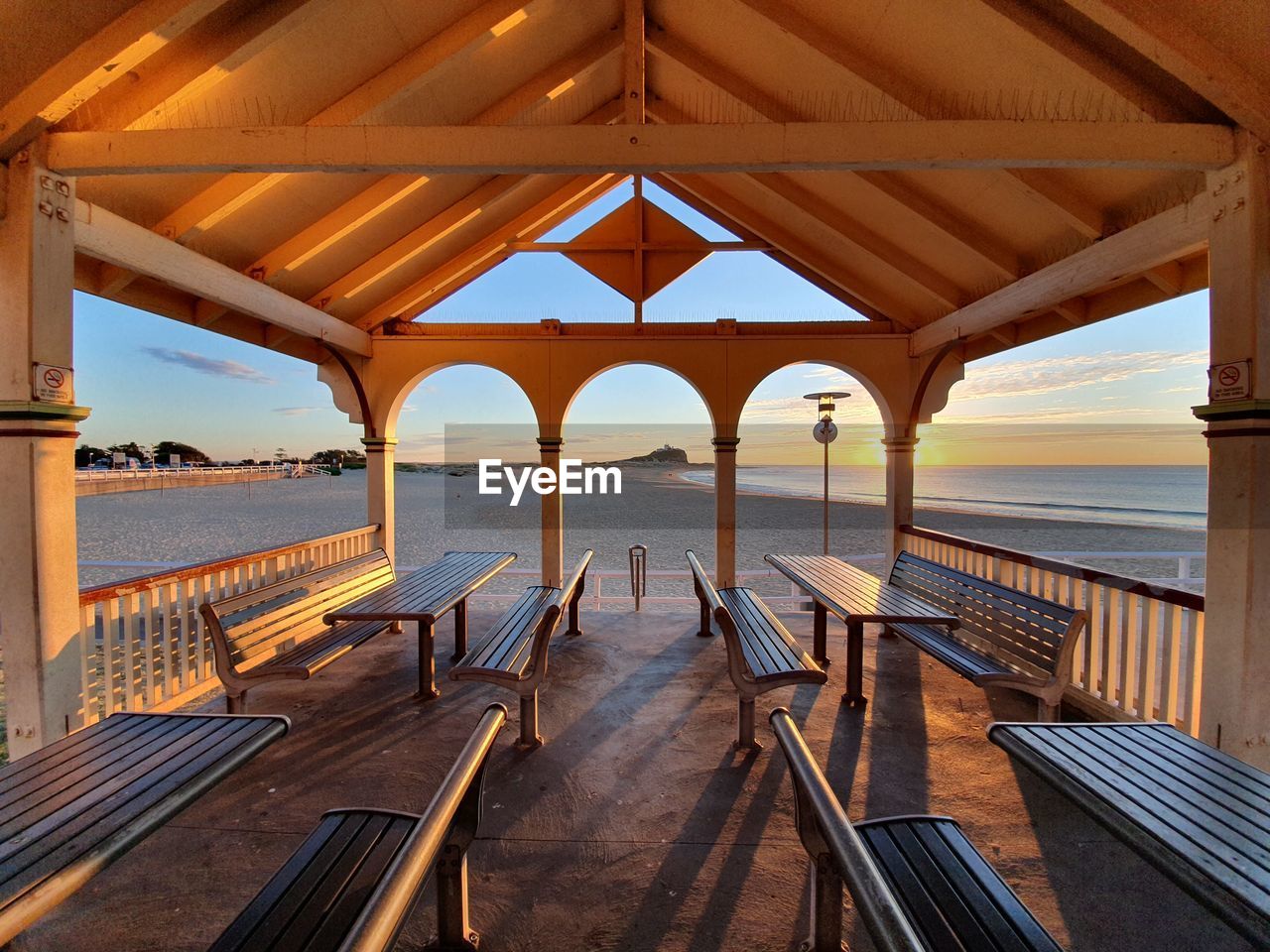 INTERIOR OF EMPTY BEACH