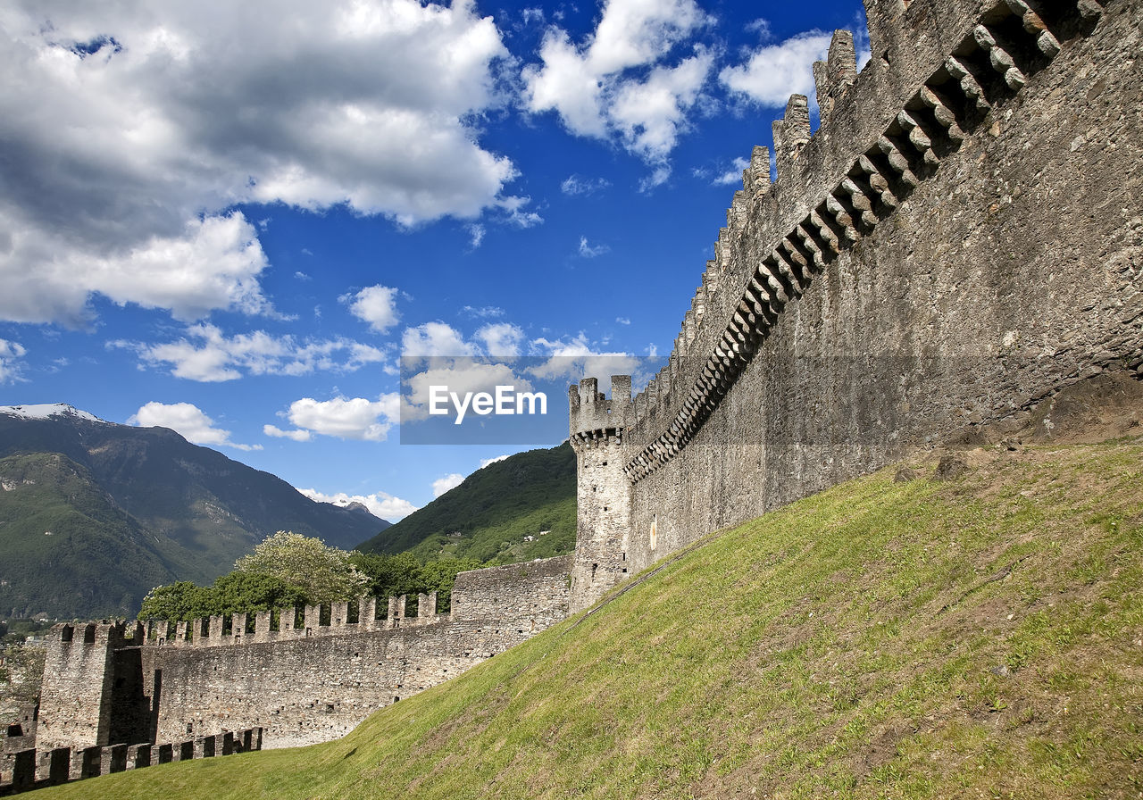 VIEW OF FORT AGAINST THE SKY