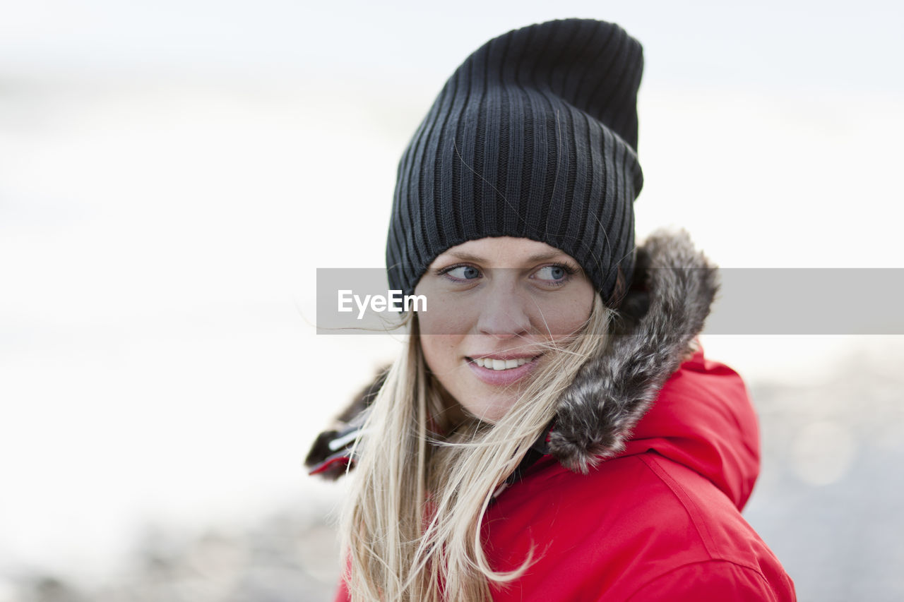 Smiling young woman