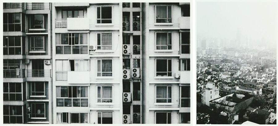 LOW ANGLE VIEW OF RESIDENTIAL BUILDINGS