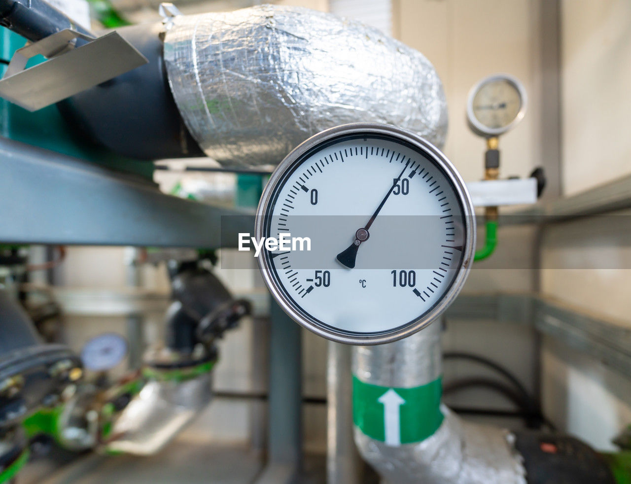 indoors, equipment, gauge, industry, clock, pressure gauge, factory, accuracy, technology, instrument of measurement, machine, machinery, business, no people, metal, close-up, manufacturing equipment, physical pressure