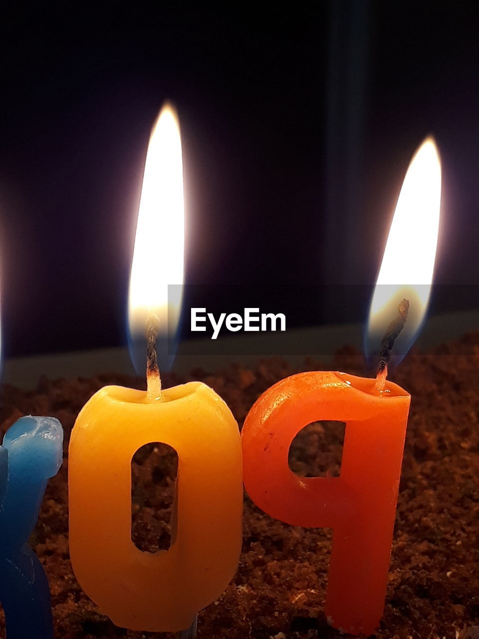 Candles on the cake
