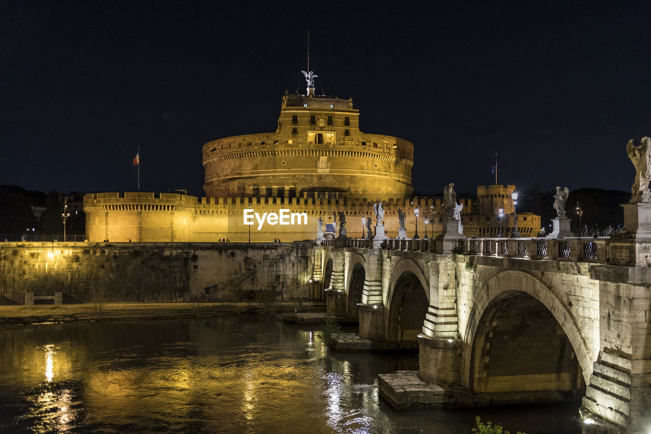 ARCH BRIDGE AT NIGHT