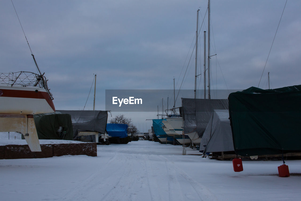 SCENIC VIEW OF SNOW AGAINST SKY