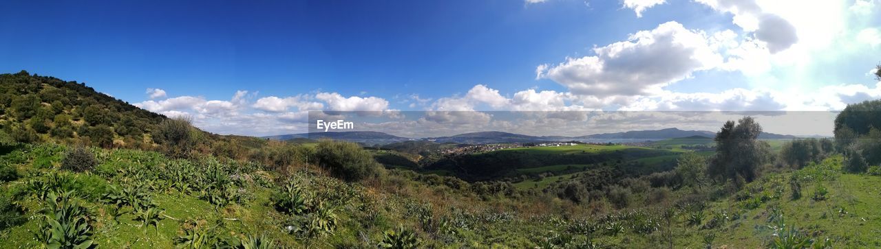 PANORAMIC SHOT OF LANDSCAPE AGAINST SKY