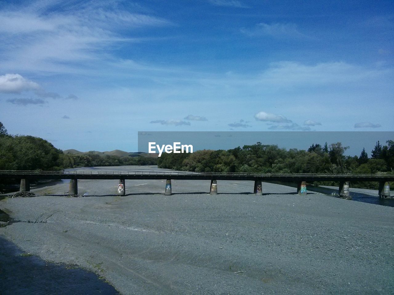 Bridge over dried river