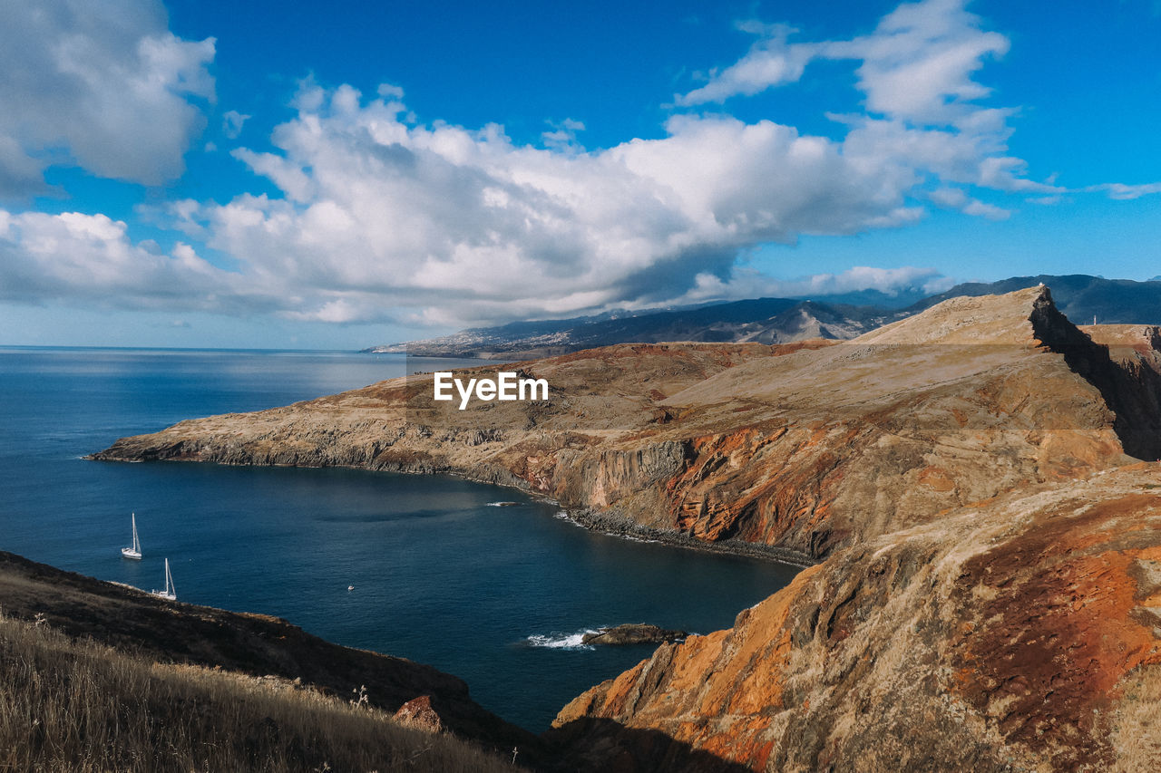 Panoramic view of sea against sky