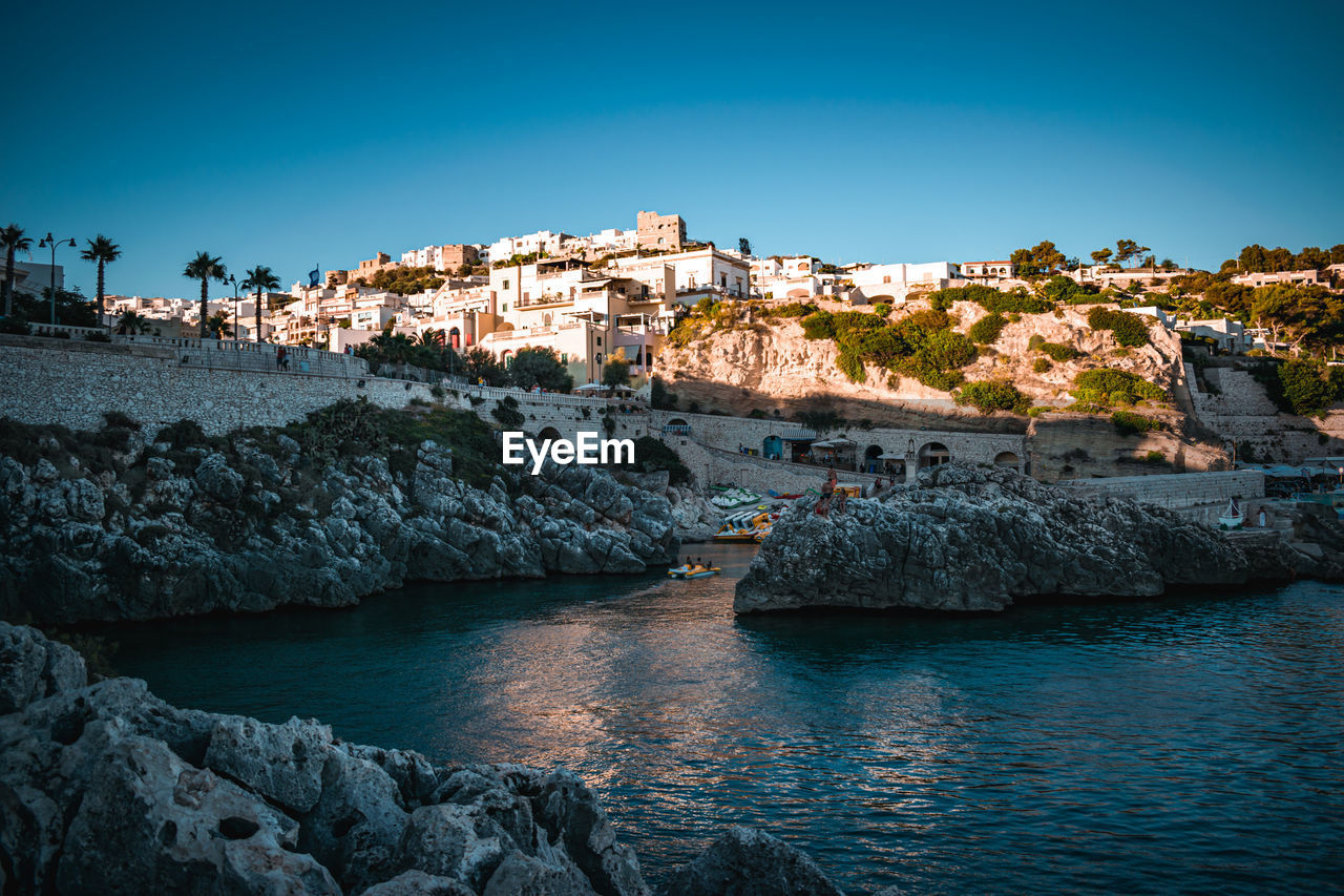 View on the sea in puglia