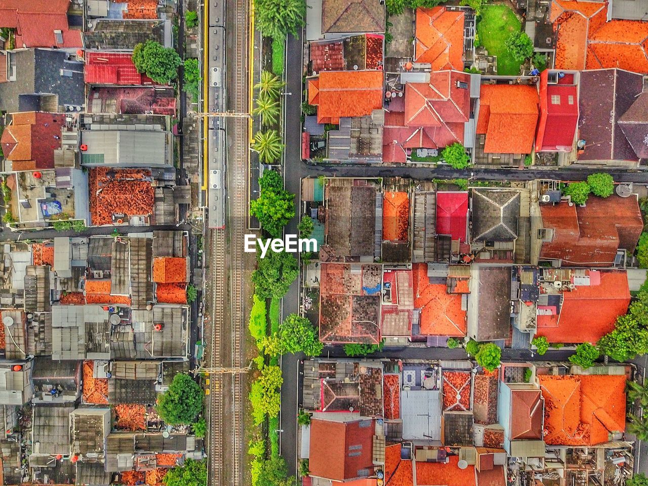 Full frame shot of multi colored buildings in city