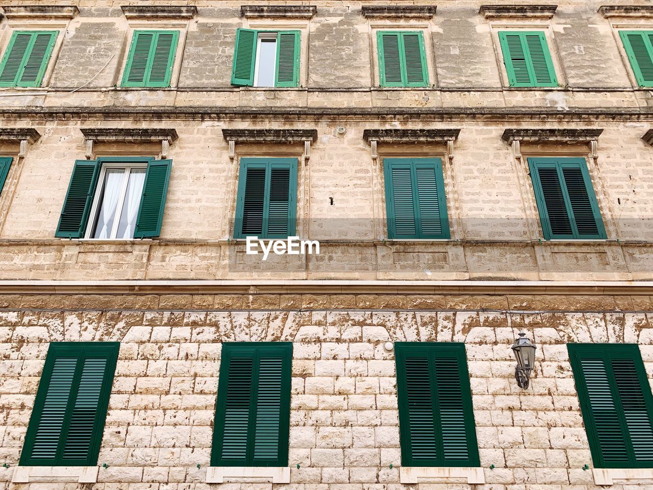 Low angle view of old building