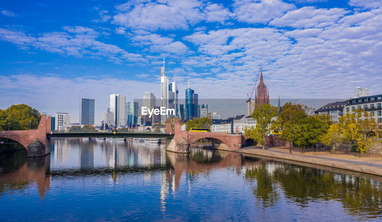 Skyline of frankfurt am main, germany