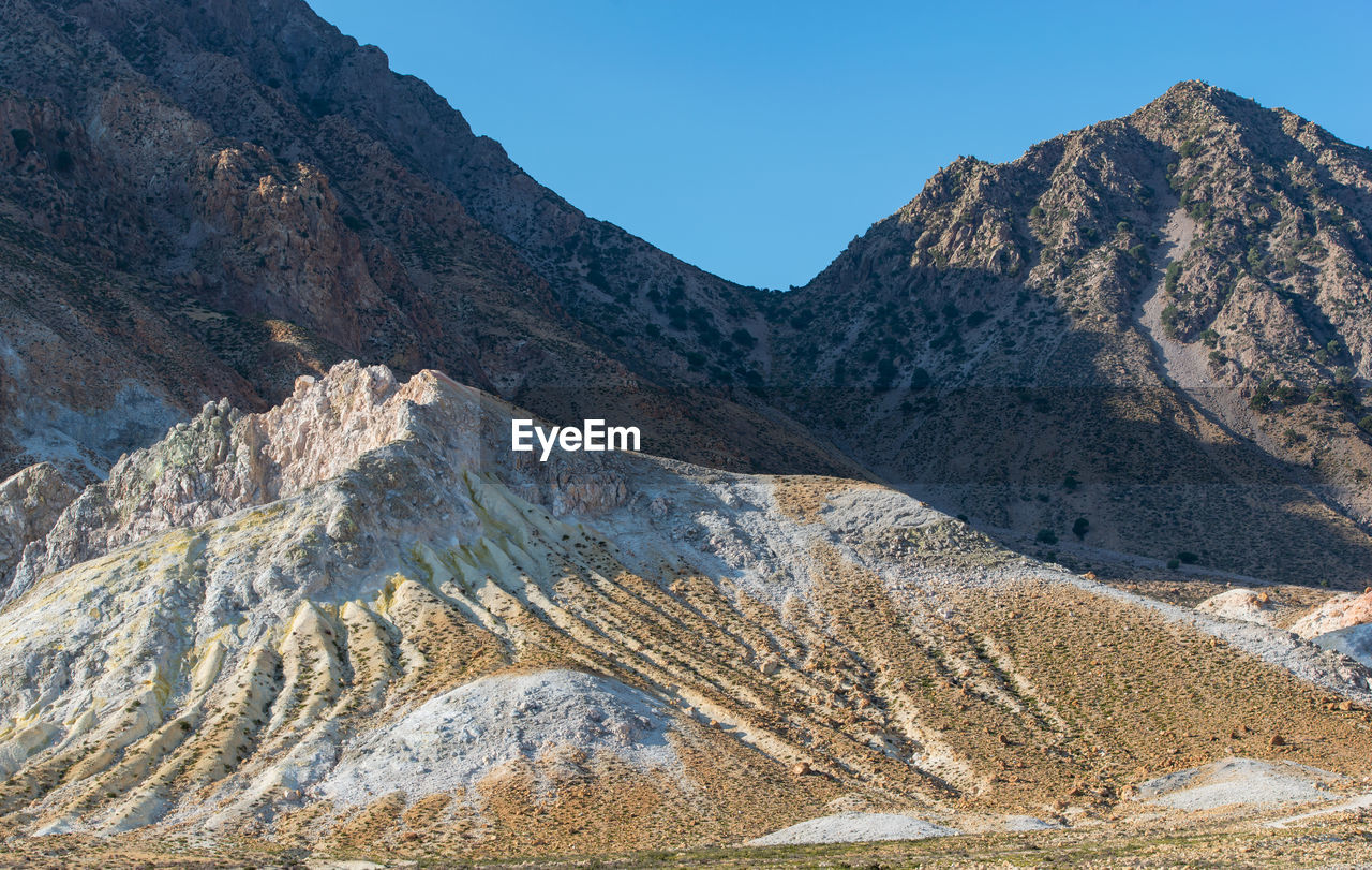 Volcanic crater stefanos in the lakki valley of the island nisyros greece