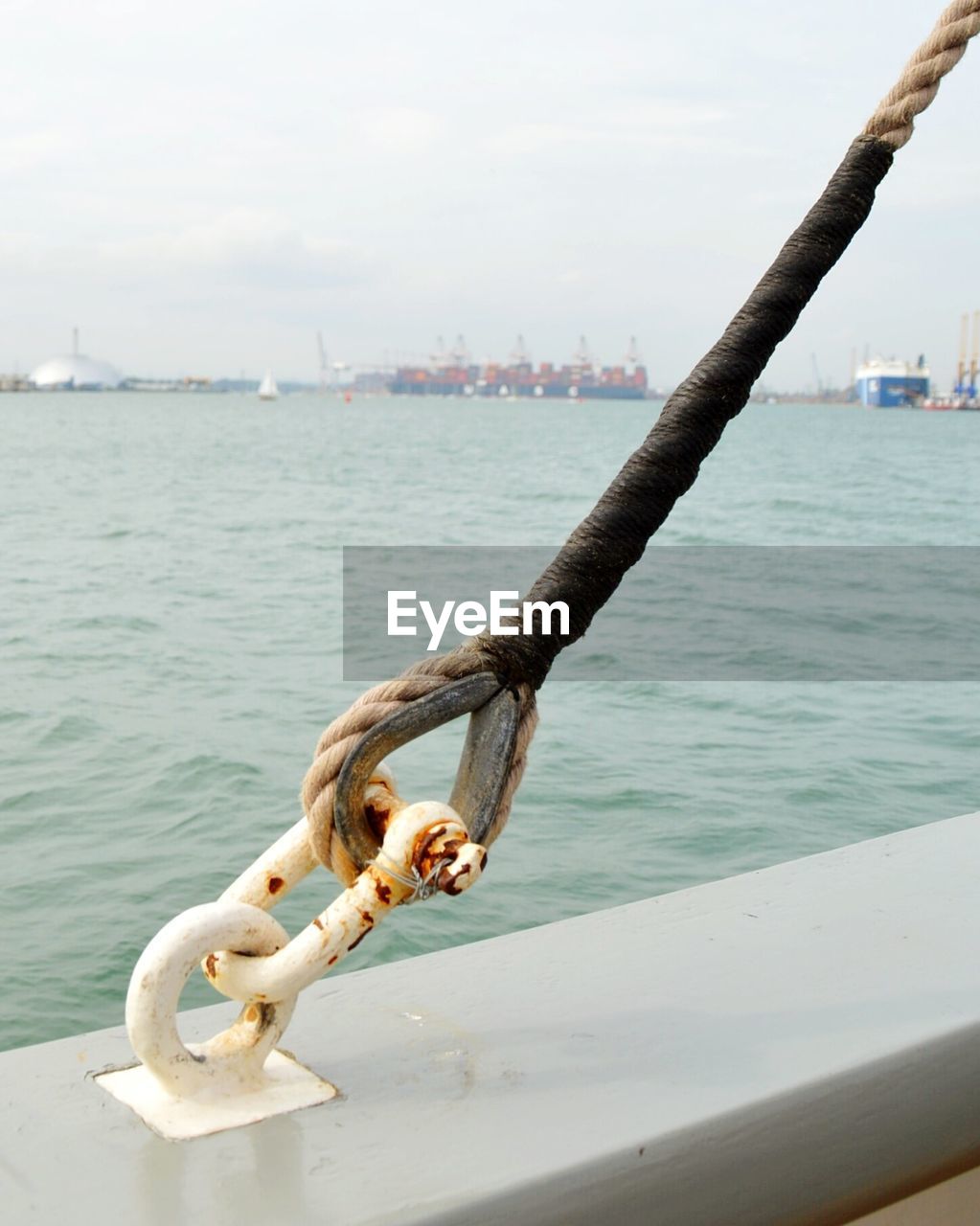 Shackle on boat