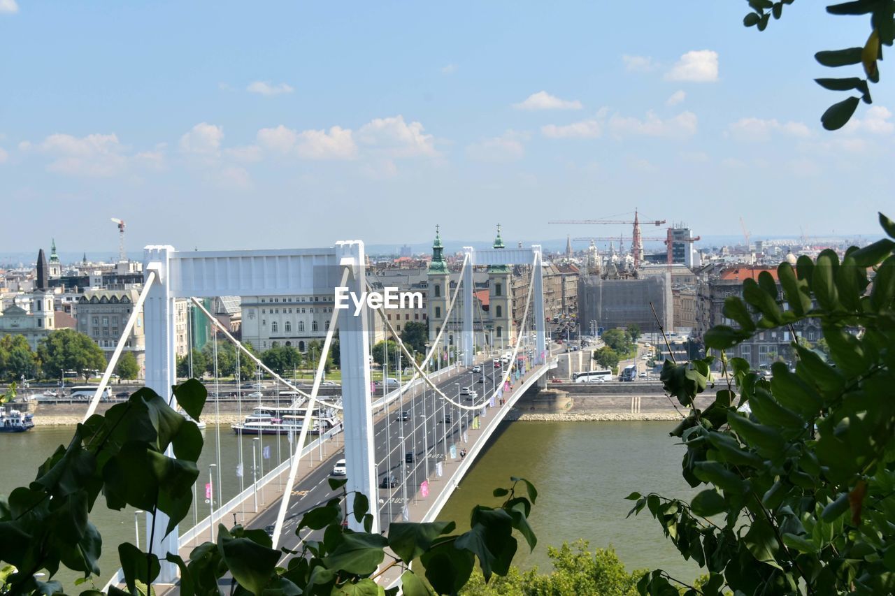 BRIDGE OVER RIVER AGAINST SKY