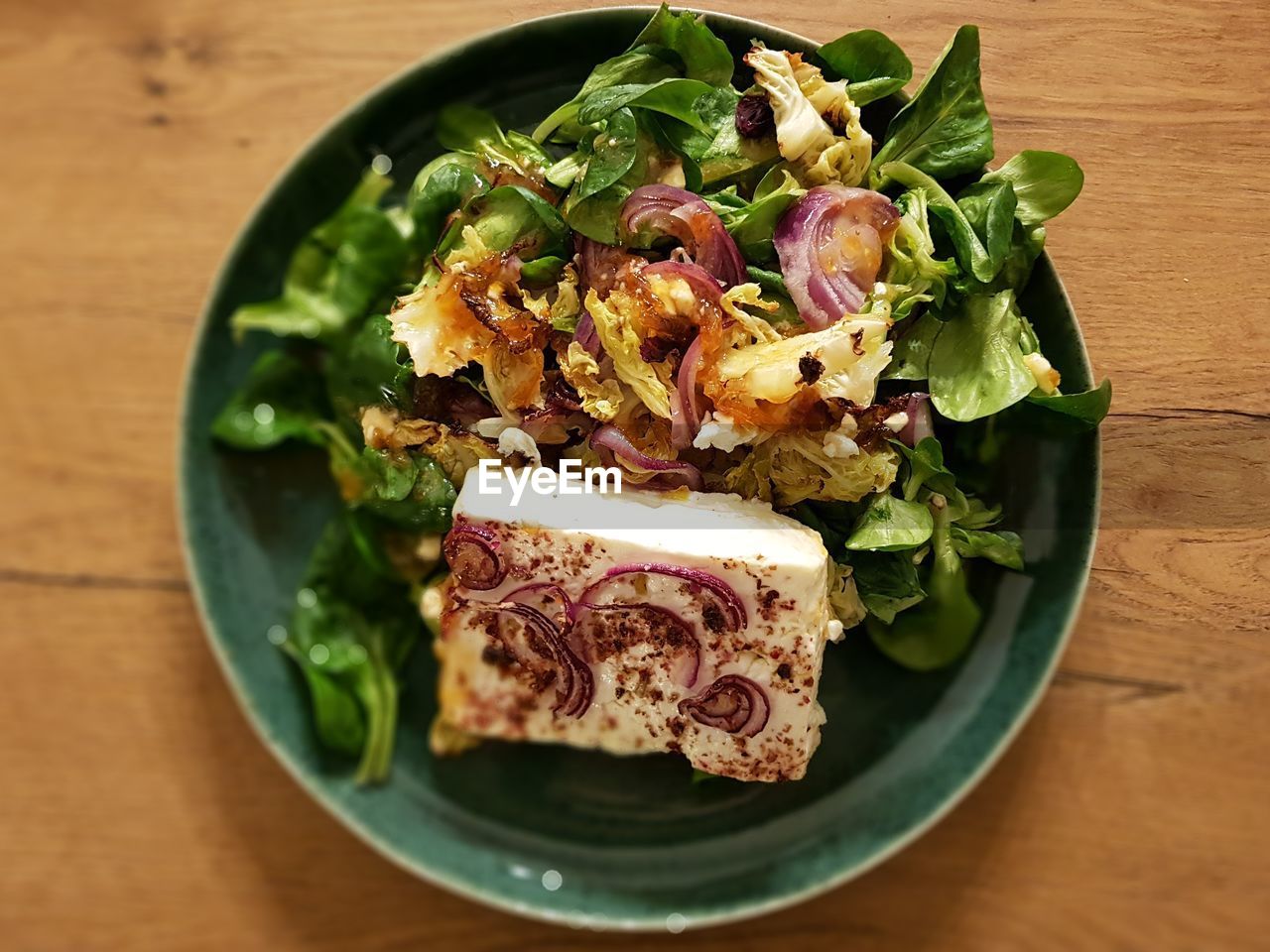 CLOSE-UP OF MEAL SERVED ON TABLE