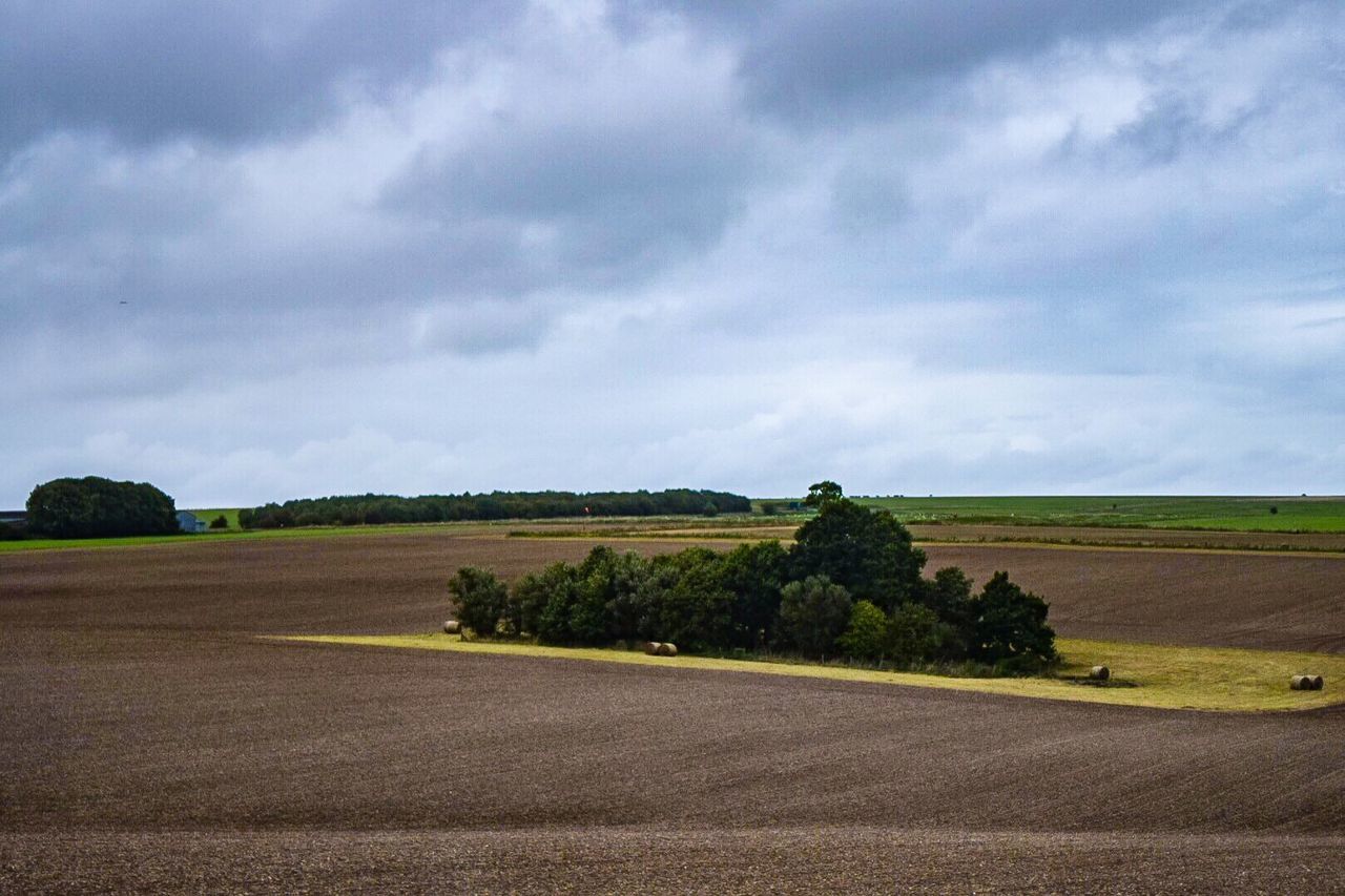 ROAD AMIDST FIELD AGAINST SKY