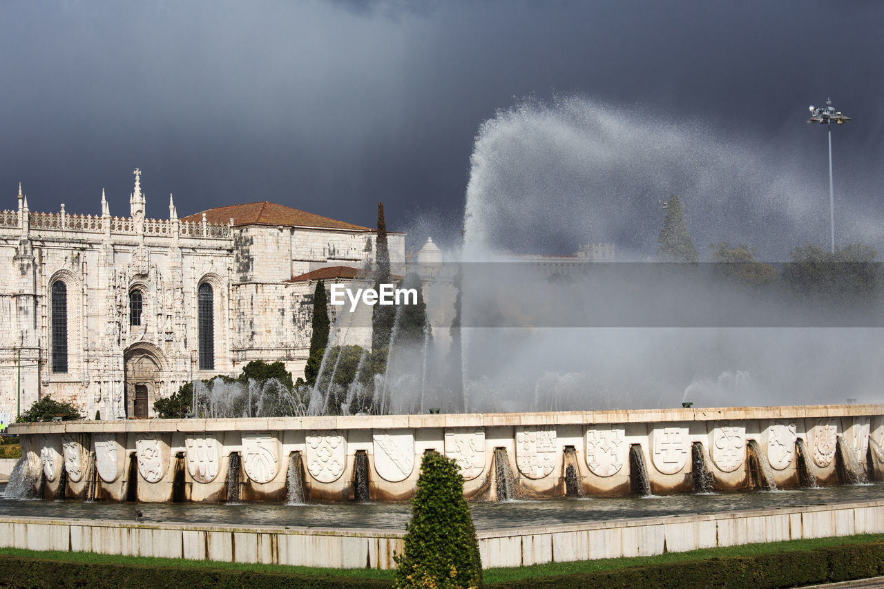 Panoramic view of monastero dos jeronimos, lisbon, portugal