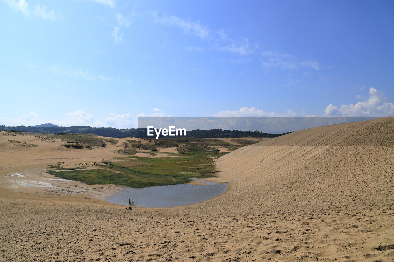 PANORAMIC VIEW OF DESERT AGAINST SKY