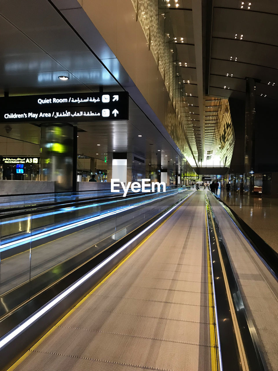 VIEW OF ESCALATOR