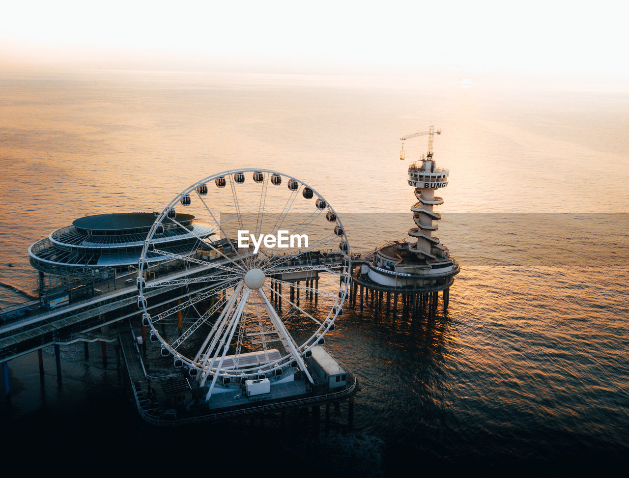 Ferris wheel at sea