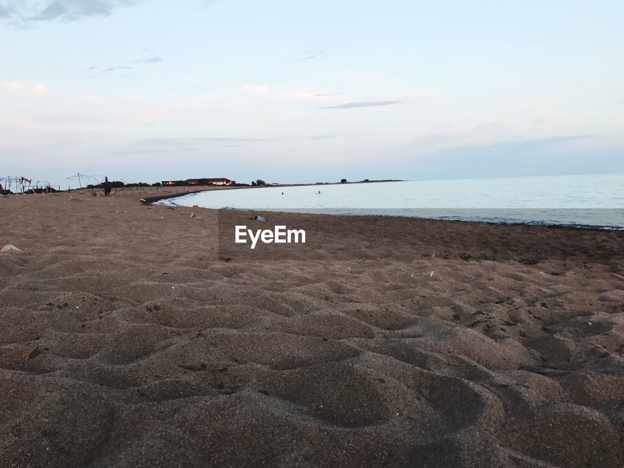 BEACH AGAINST SKY