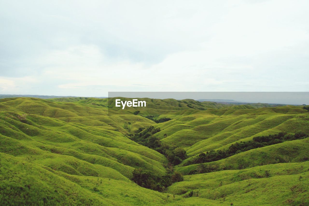 Scenic view of landscape against sky