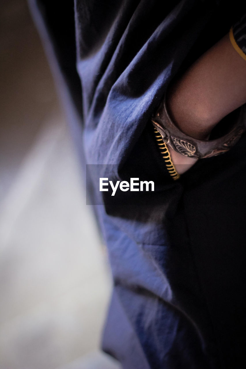 Midsection of person