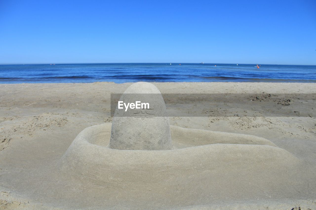 BEACH AGAINST CLEAR SKY