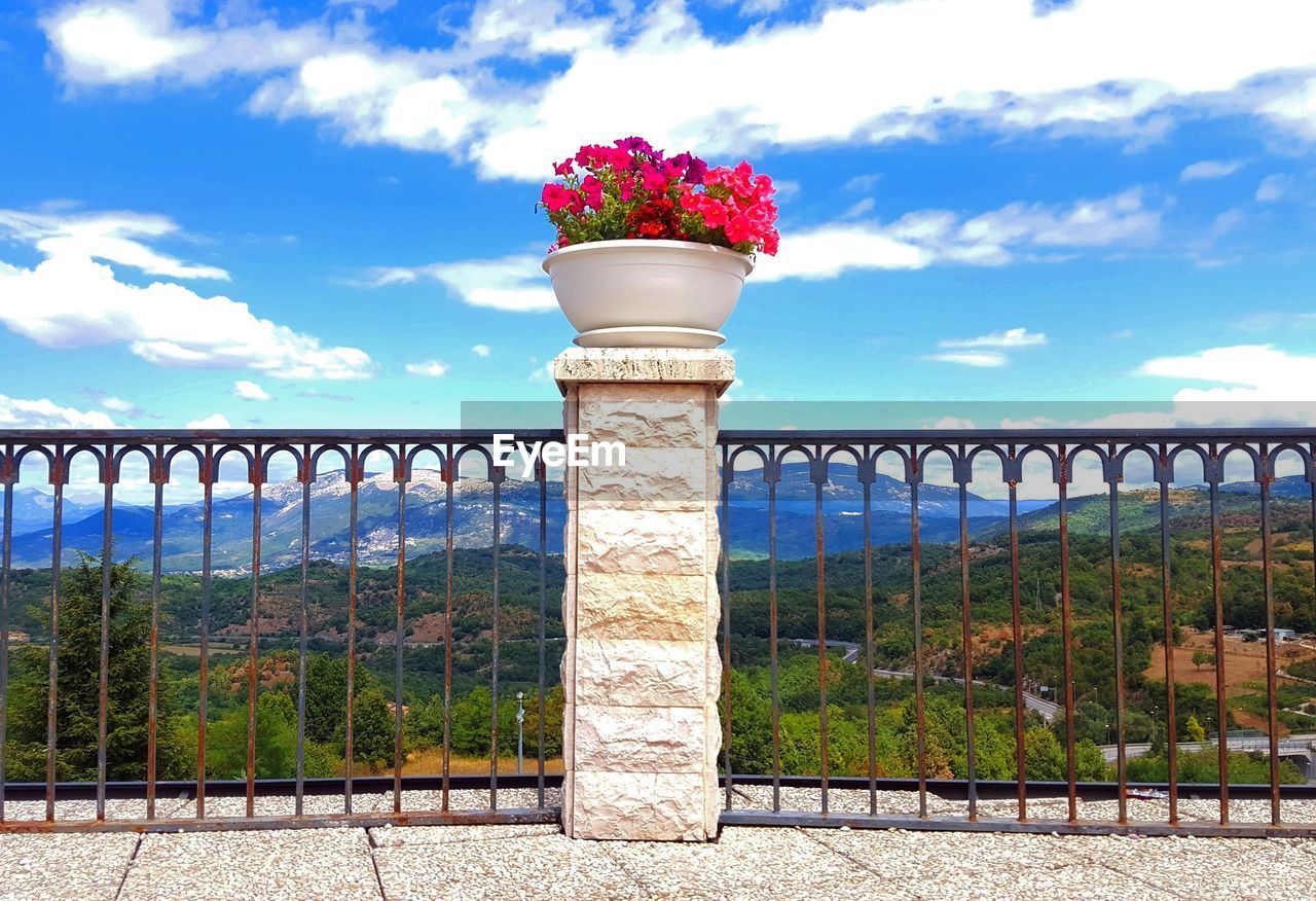 Italian terrace view