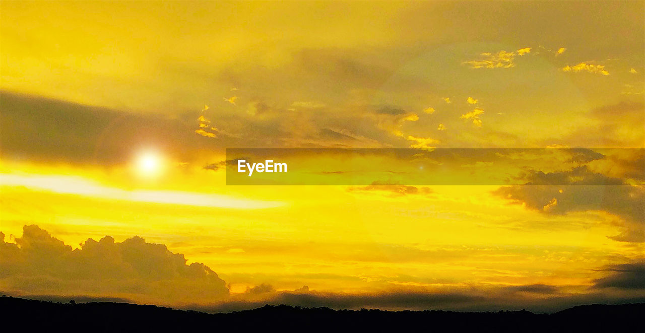 SCENIC VIEW OF YELLOW SKY