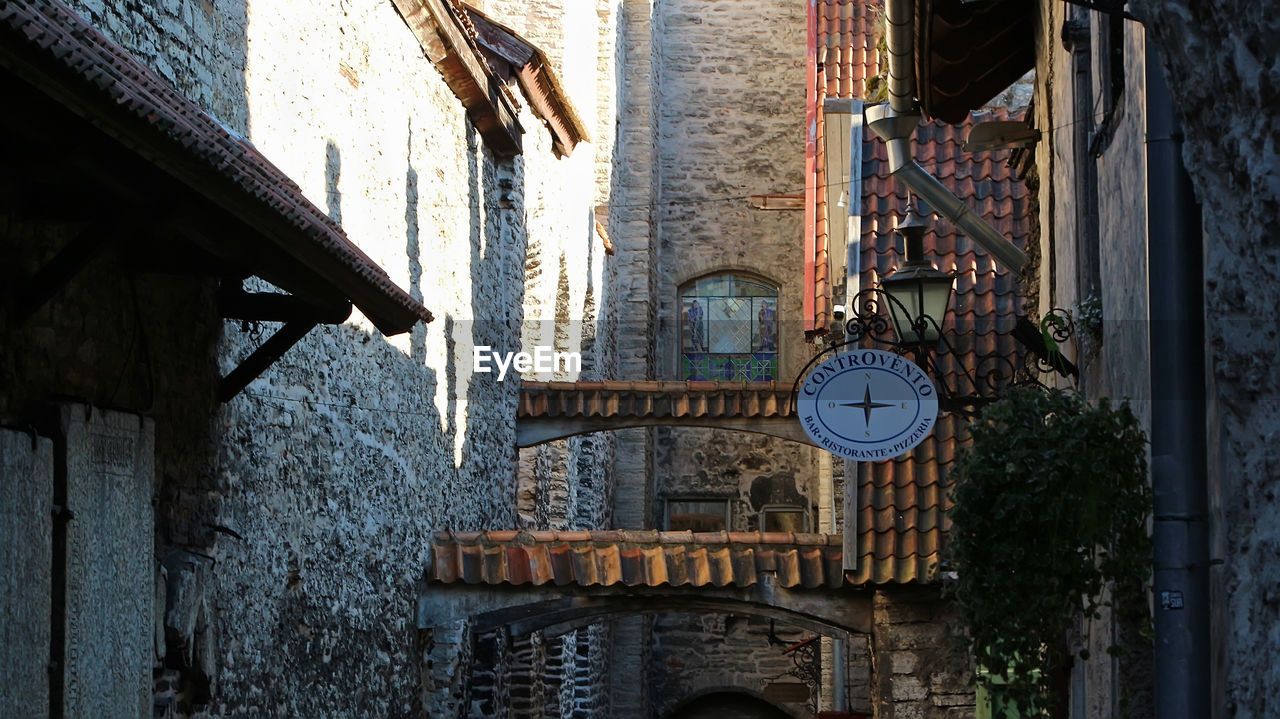 LOW ANGLE VIEW OF BUILDINGS HANGING ON WALL