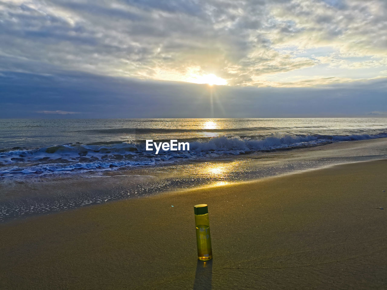 SCENIC VIEW OF SEA DURING SUNSET