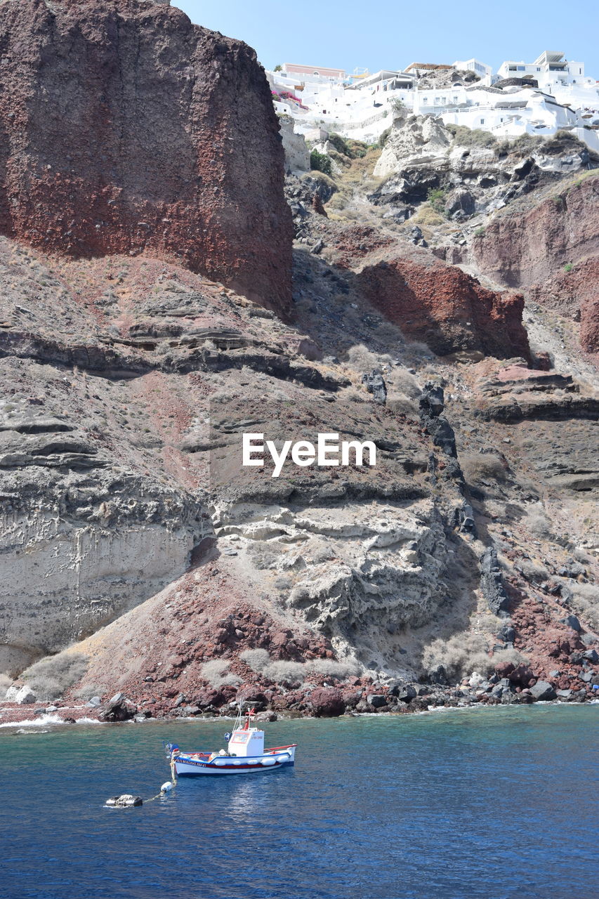 SCENIC VIEW OF SEA AND ROCKS