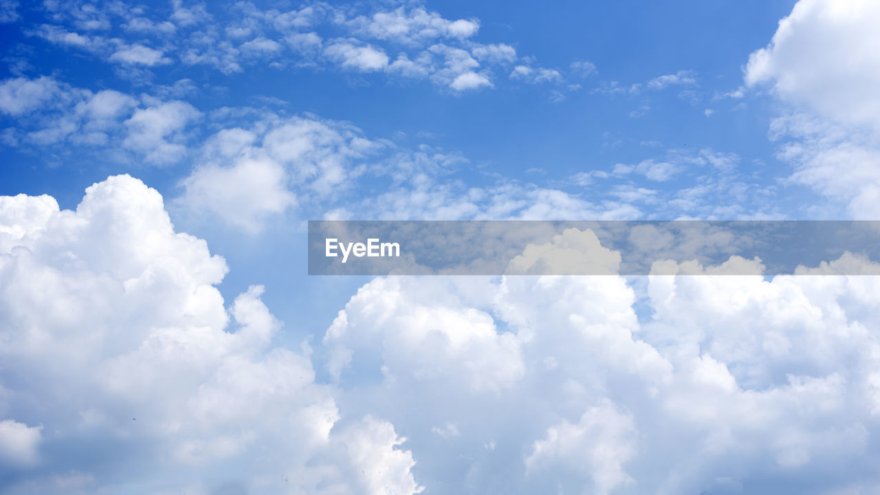 Low angle view of clouds in sky