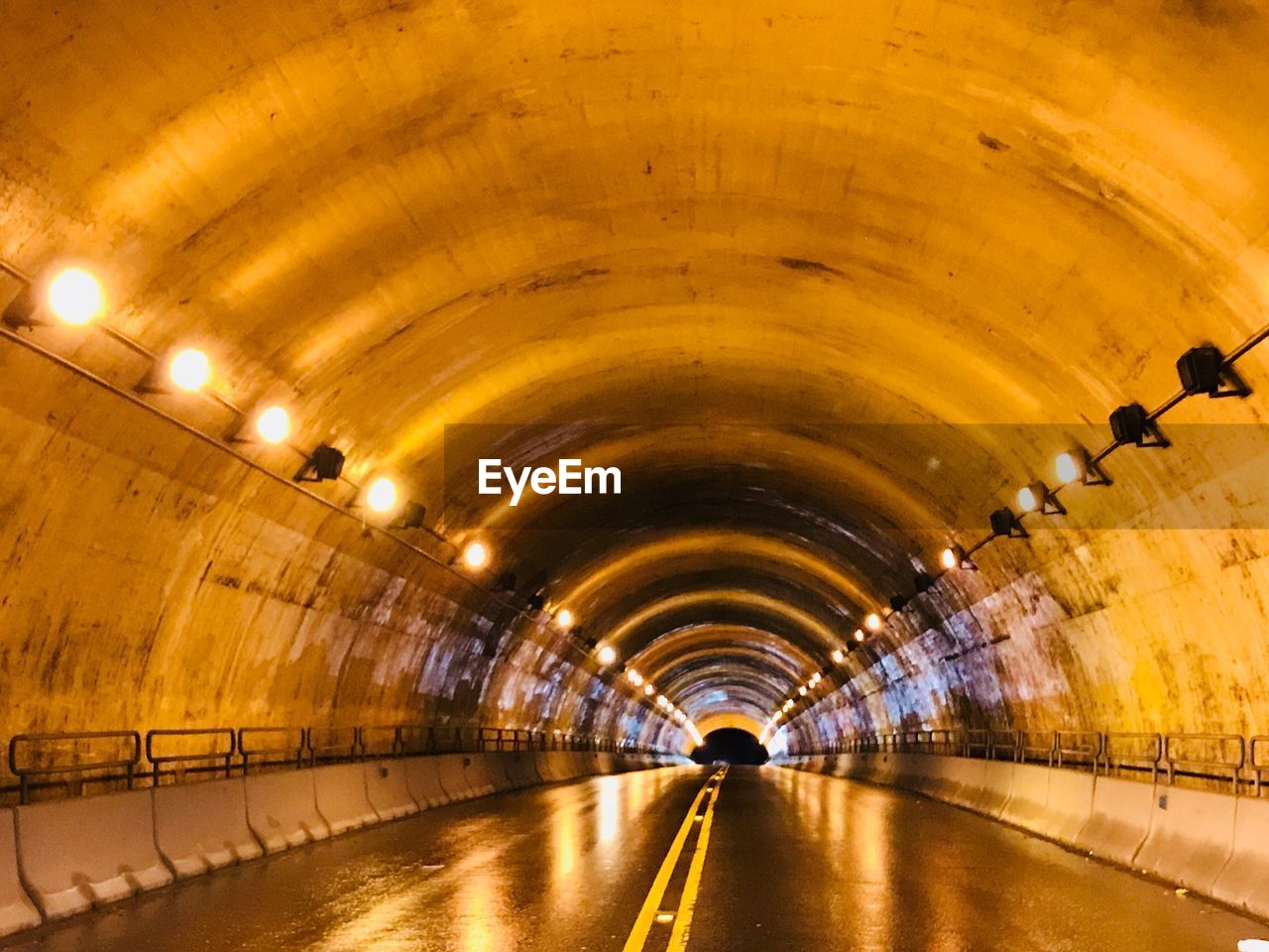 VIEW OF EMPTY TUNNEL