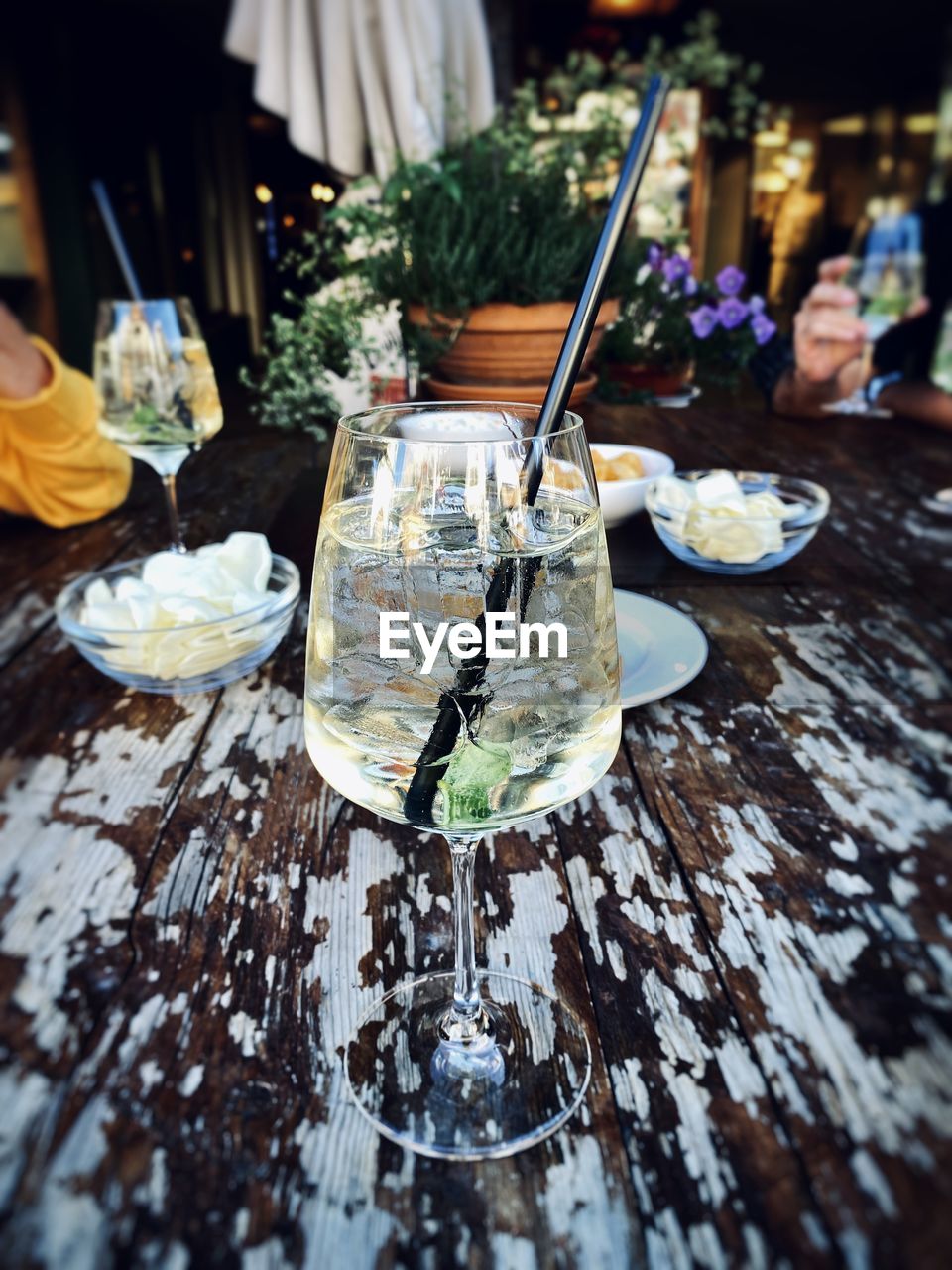 Close-up of food on table