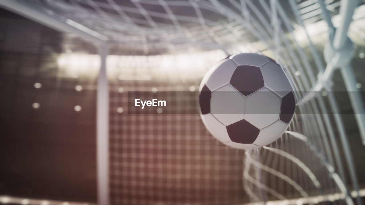 team sport, sports, soccer, soccer ball, sports equipment, ball, athlete, soccer field, goal, competition, net - sports equipment, grass, stadium