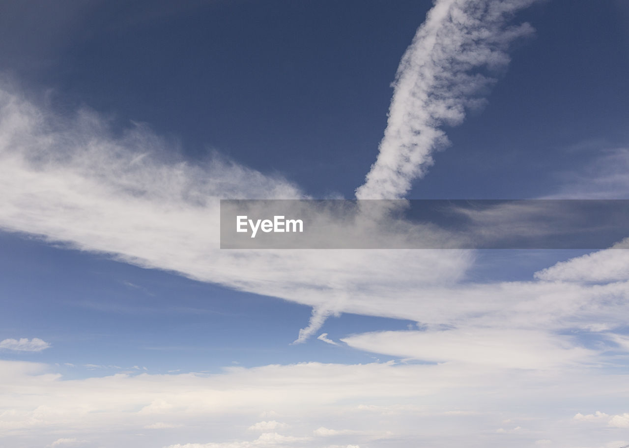 Low angle view of cloudy sky