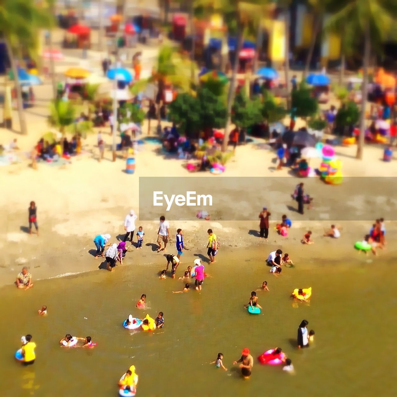 People on beach