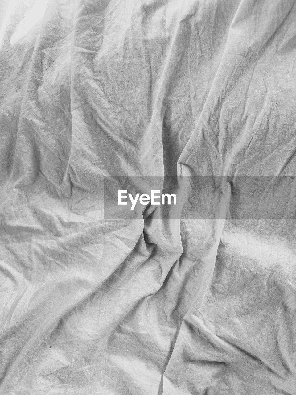 full frame shot of crumpled textile