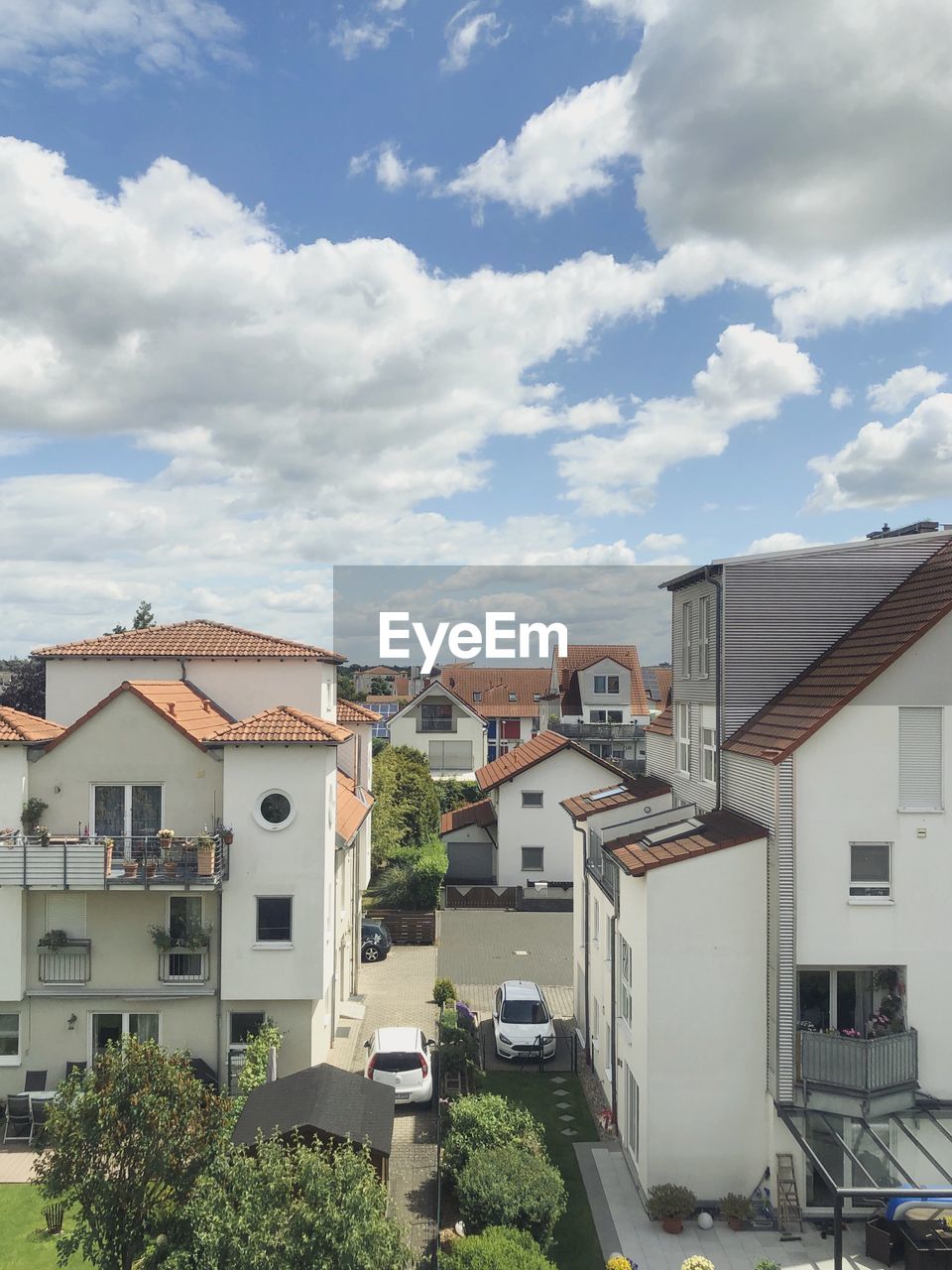 RESIDENTIAL BUILDINGS AGAINST SKY