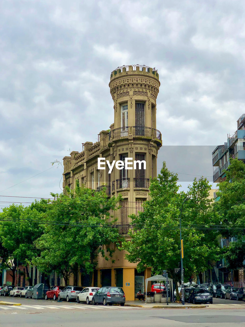 Low angle view of building against sky