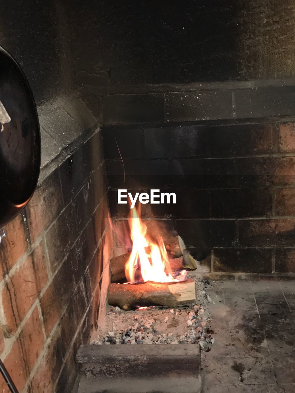 LIT CANDLES ON FIRE IN KITCHEN