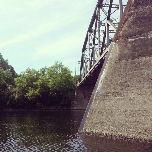 VIEW OF BRIDGE OVER RIVER