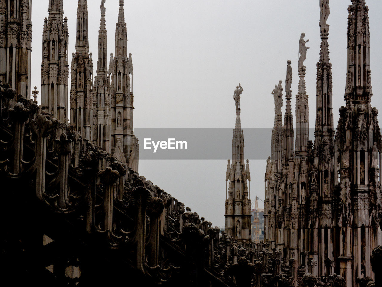 Milan cathedral against sky in city