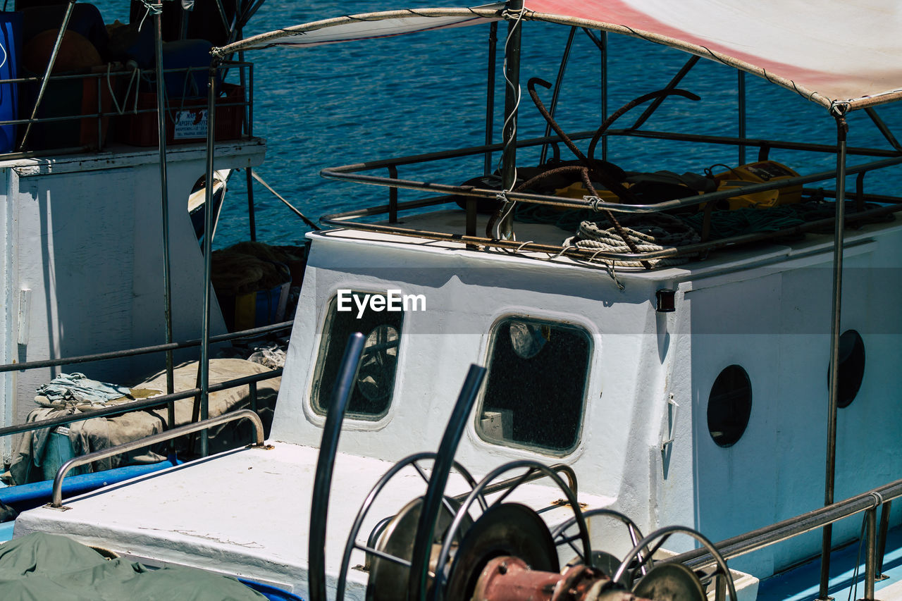 VIEW OF BOAT IN HARBOR