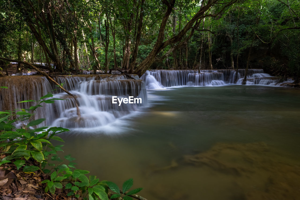 SCENIC VIEW OF WATERFALL