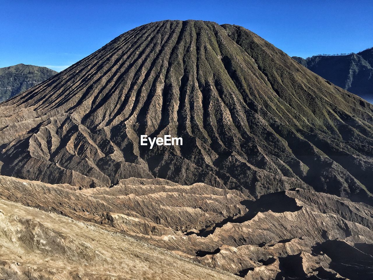 VIEW OF VOLCANIC MOUNTAIN