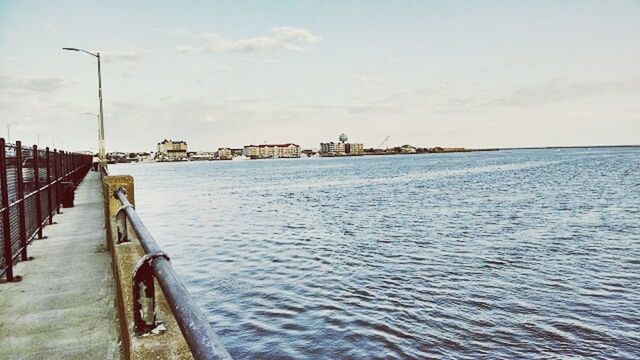 VIEW OF PIER OVER WATER