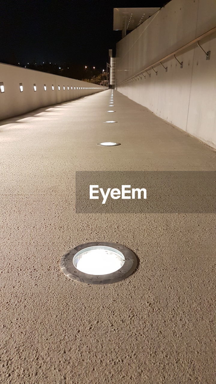 ILLUMINATED LIGHT AT WATER